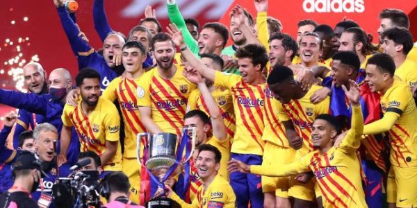 乐鱼体育-【国王杯】12分钟4球打懵毕尔巴鄂 巴萨4-0大胜夺冠